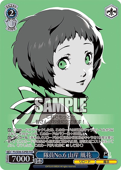 隊員No.6 山岸 風花(PER) 【P3/SE46/52PER】